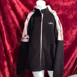 Realtree Black and Pink Camouflage Ski Jacket